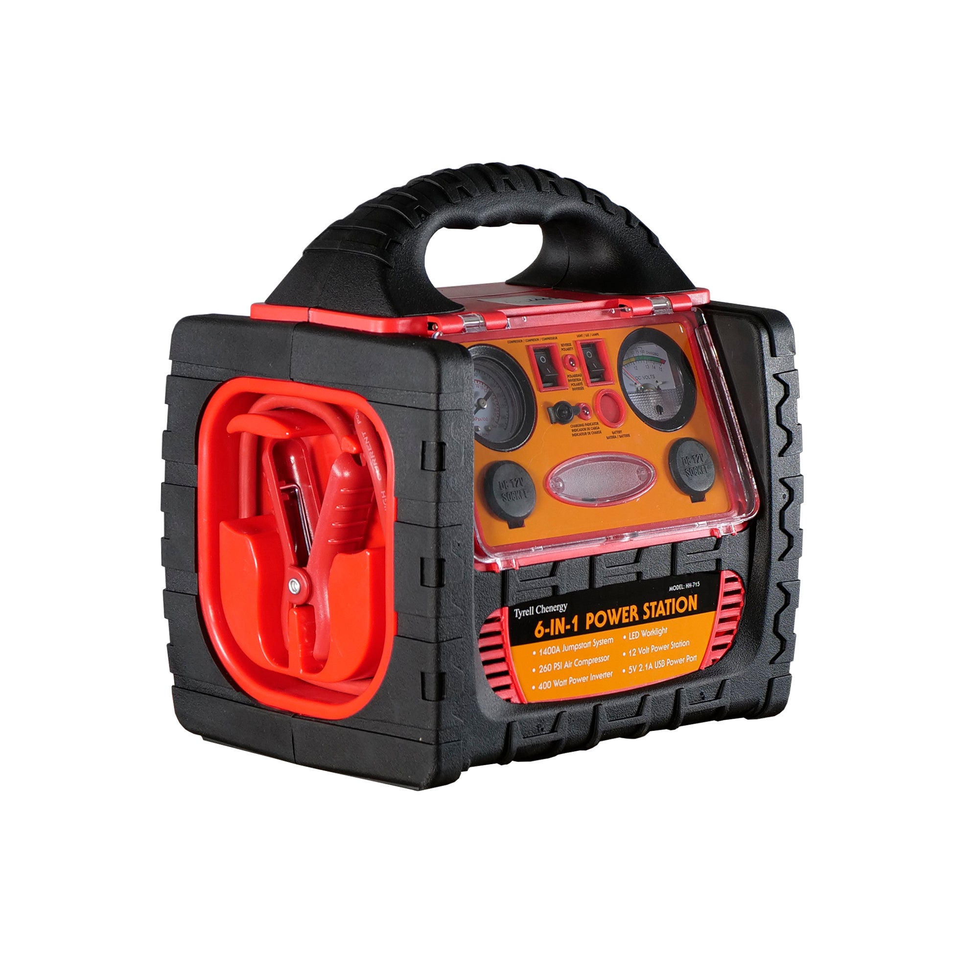 12V Car Battery Jump Starter 6 in 1 Multifunction