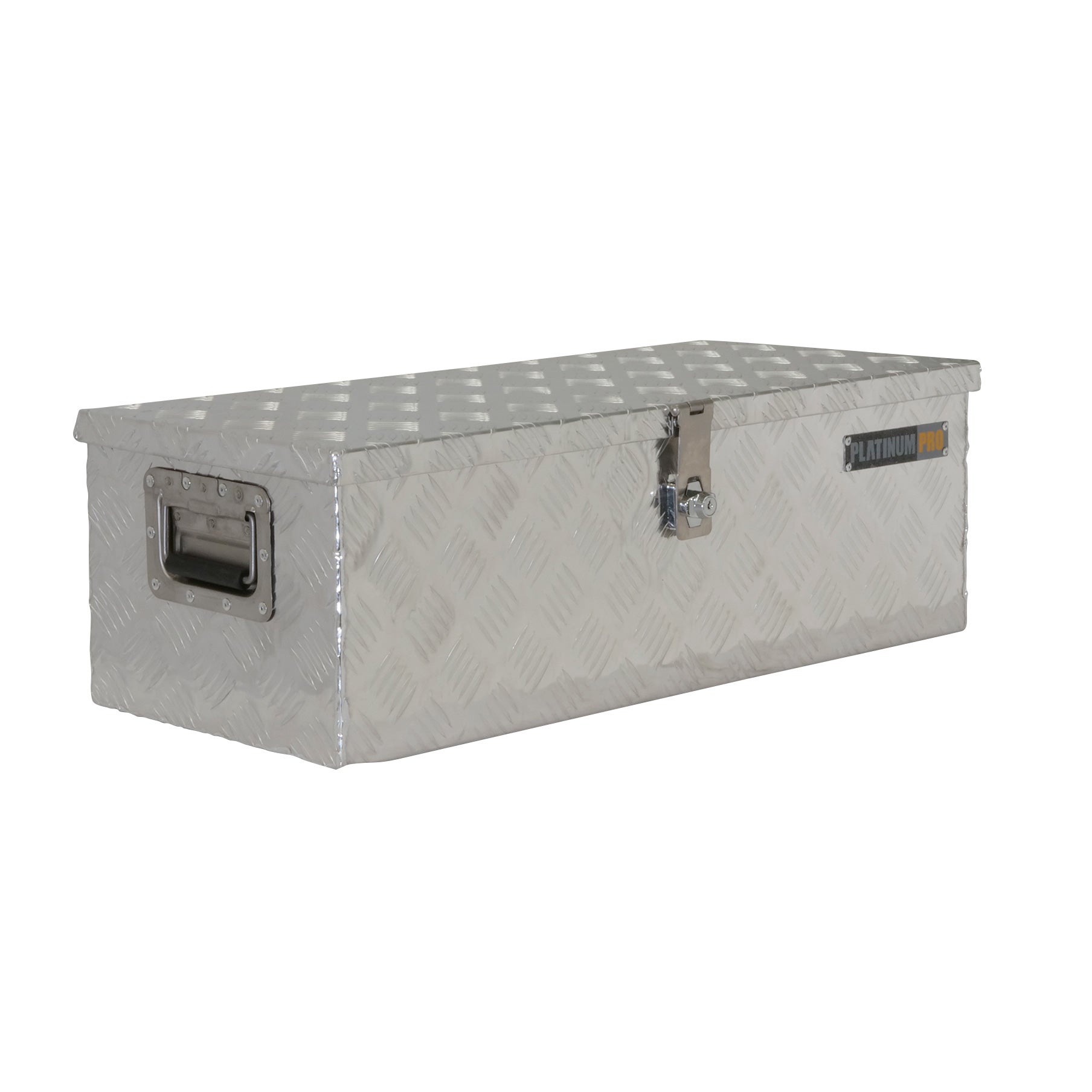 Aluminium checker shop plate tool box