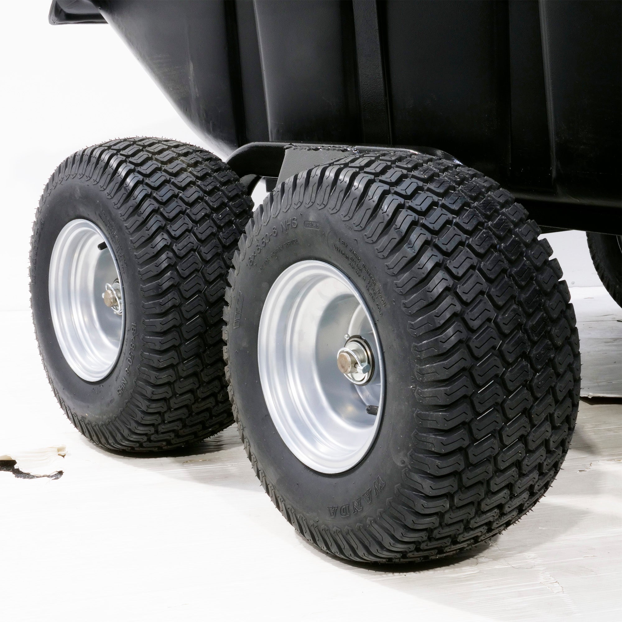 Mower sales trailer wheels